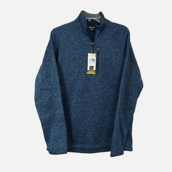 NWT Eddie Bauer Mens M Radiator 1/2 Zip Fleece Top - Picture 2 of 5